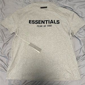 Essentials Dark Oatmeal Tee